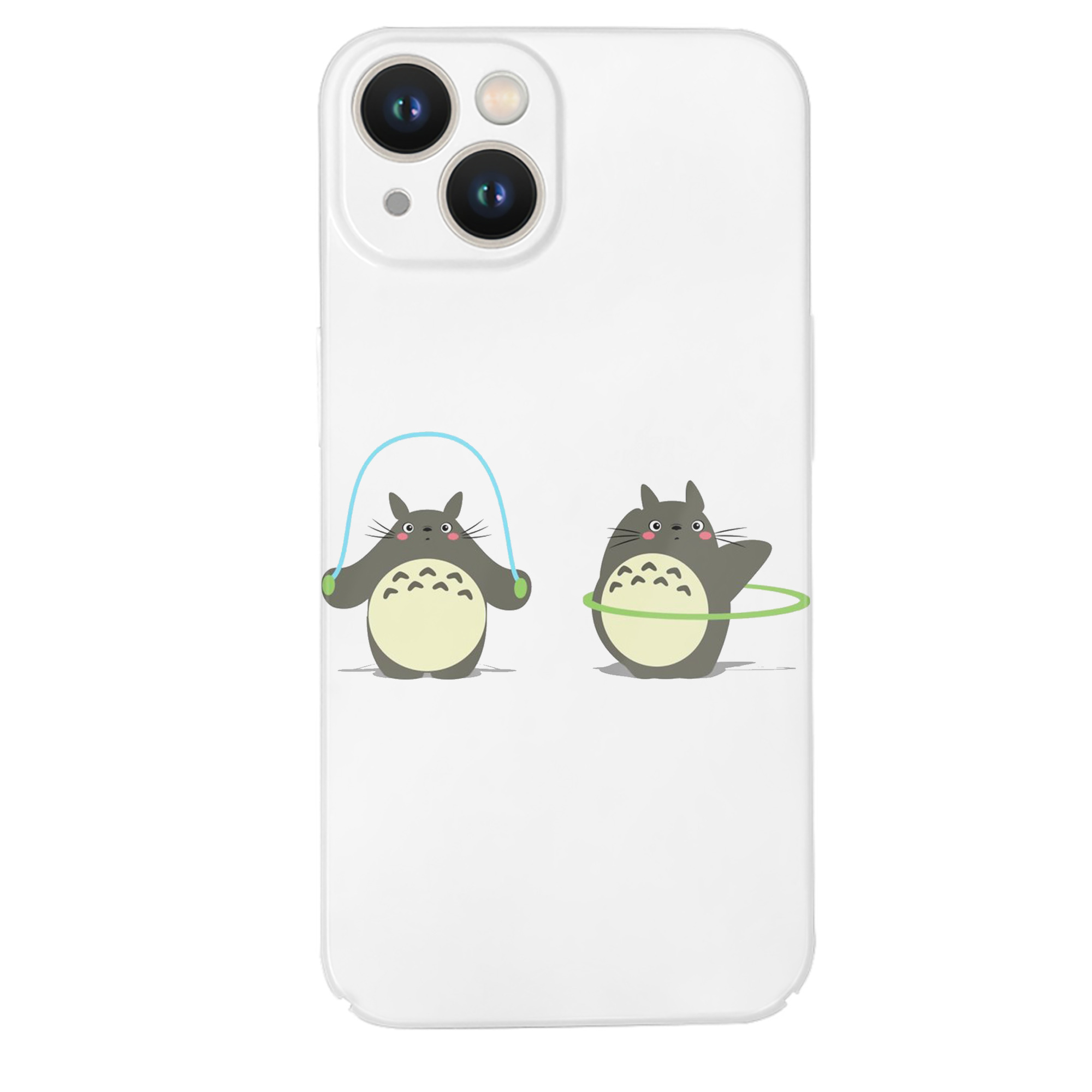 （画像用） となりのトトロ 草壁メイ 草壁サツキ My Neighbor Totoro Satsuki Kusakabe Mei Kusakabe 【iPhone 14シリーズ対応】ハードケース